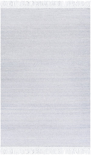 Azalea AZA-2307 Modern Recycled PET Yarn Rug AZA2307-576 Silver Gray, Light Gray 100% Recycled PET Yarn 5' x 7'6"