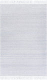 Azalea AZA-2307 Modern Recycled PET Yarn Rug AZA2307-576 Silver Gray, Light Gray 100% Recycled PET Yarn 5' x 7'6"