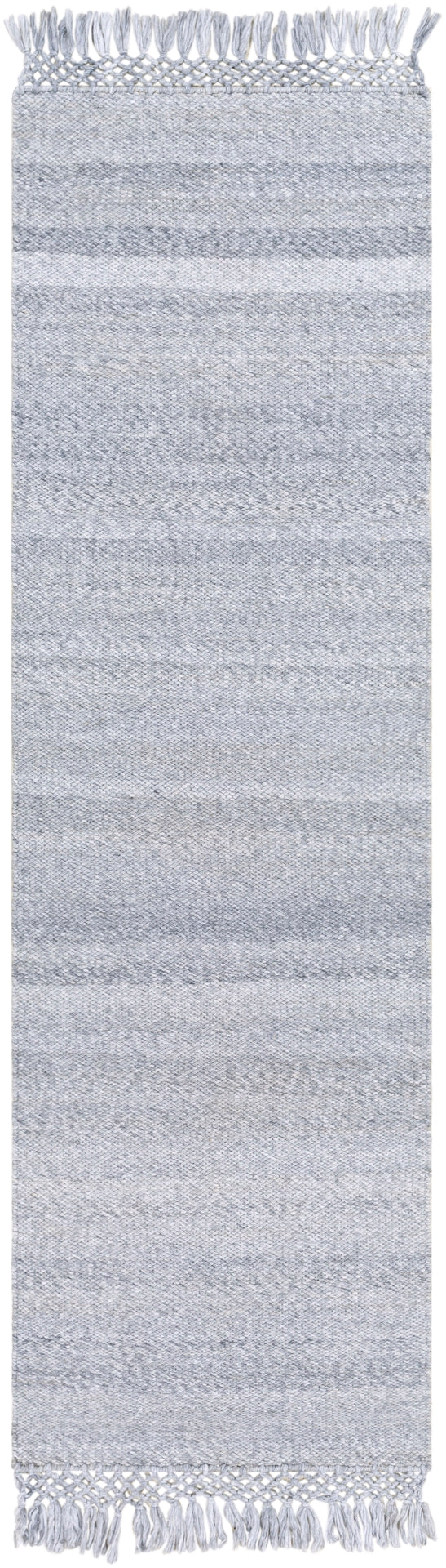 Azalea AZA-2308 Modern Recycled PET Yarn Rug AZA2308-268 Light Gray, Medium Gray 100% Recycled PET Yarn 2'6" x 8'