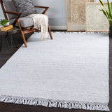 Azalea AZA-2308 Modern Recycled PET Yarn Rug AZA2308-81012 Light Gray, Medium Gray 100% Recycled PET Yarn 8'10" x 12'