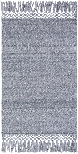 Azalea AZA-2309 Modern Recycled PET Yarn Rug AZA2309-81012 Medium Gray 100% Recycled PET Yarn 8'10" x 12'
