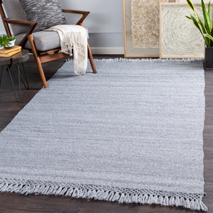 Azalea AZA-2309 Modern Recycled PET Yarn Rug AZA2309-81012 Medium Gray 100% Recycled PET Yarn 8'10" x 12'