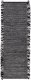 Azalea AZA-2312 Modern Recycled PET Yarn Rug AZA2312-268 Black, Cream, Medium Gray 100% Recycled PET Yarn 2'6" x 8'