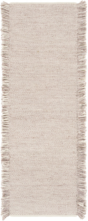 Azalea AZA-2313 Modern Recycled PET Yarn Rug AZA2313-268 Taupe, Cream 100% Recycled PET Yarn 2'6" x 8'