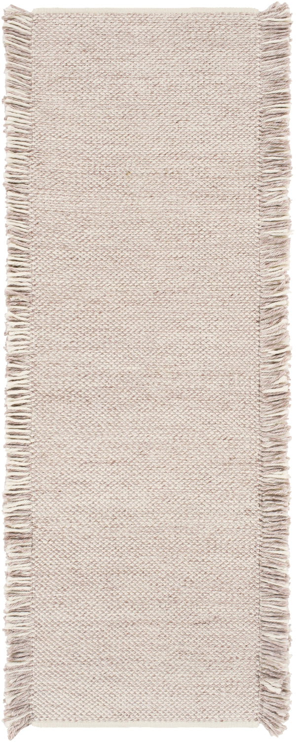 Azalea AZA-2313 Modern Recycled PET Yarn Rug AZA2313-268 Taupe, Cream 100% Recycled PET Yarn 2'6" x 8'
