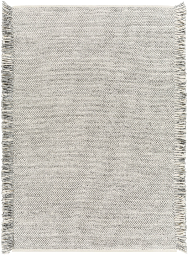 Azalea AZA-2314 Modern Recycled PET Yarn Rug AZA2314-81012 Light Gray, Medium Gray, Charcoal, Cream 100% Recycled PET Yarn 8'10" x 12'