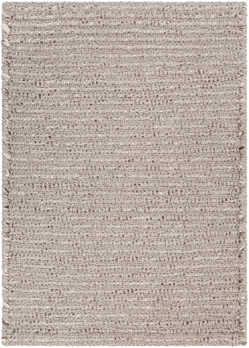 Azalea AZA-2315 Modern Recycled PET Yarn Rug AZA2315-81012 Taupe, Charcoal 100% Recycled PET Yarn 8'10" x 12'