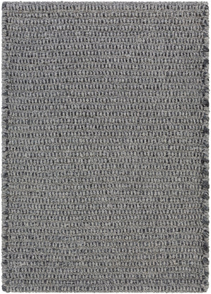 Azalea AZA-2316 Modern Recycled PET Yarn Rug AZA2316-81012 Medium Gray, Charcoal 100% Recycled PET Yarn 8'10" x 12'