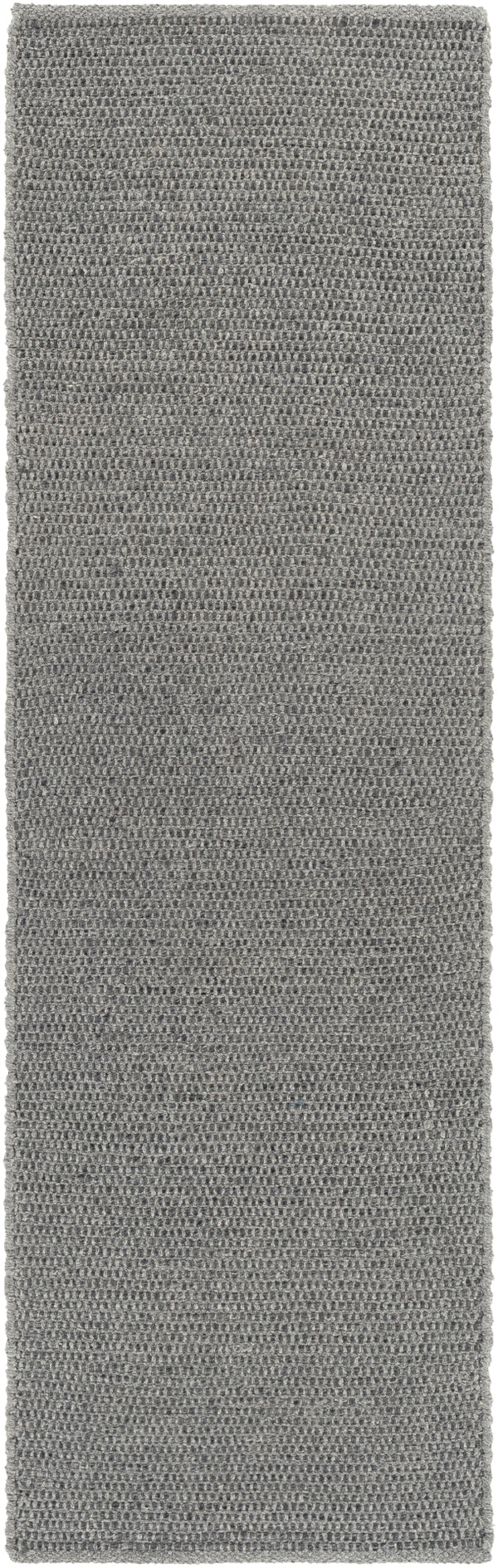 Azalea AZA-2316 Modern Recycled PET Yarn Rug AZA2316-268 Medium Gray, Charcoal 100% Recycled PET Yarn 2'6" x 8'