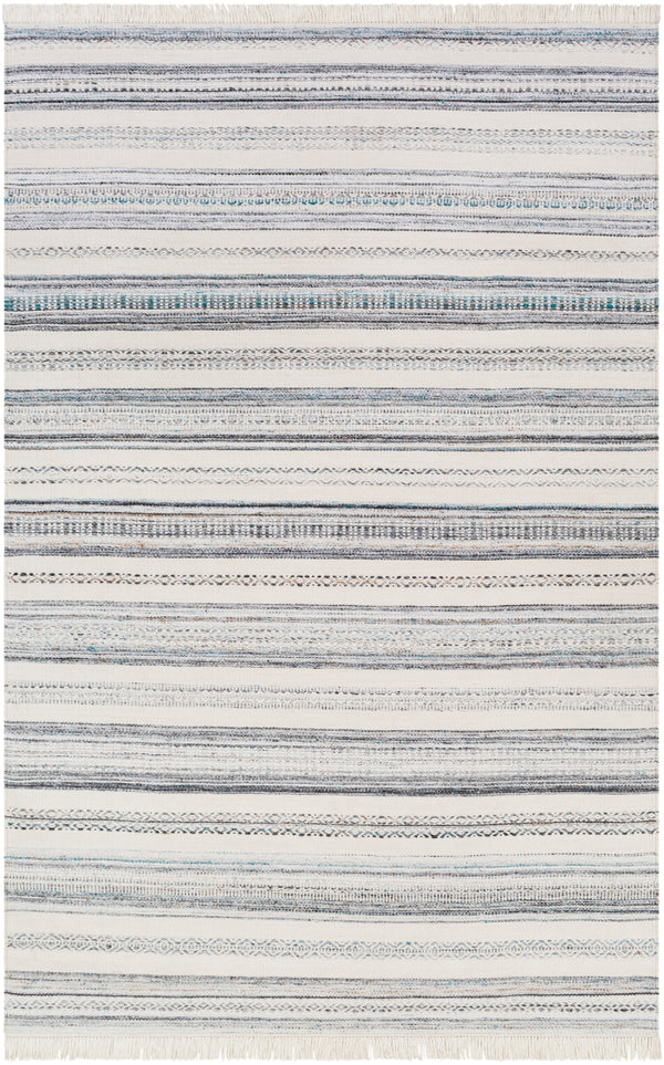 Azalea AZA-2318 Modern Recycled PET Yarn Rug AZA2318-81012 Beige, Camel, Aqua, Charcoal, Black, Light Gray 100% Recycled PET Yarn 8'10" x 12'