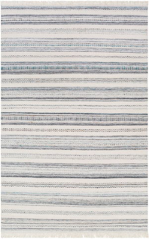 Azalea AZA-2318 Modern Recycled PET Yarn Rug AZA2318-81012 Beige, Camel, Aqua, Charcoal, Black, Light Gray 100% Recycled PET Yarn 8'10" x 12'