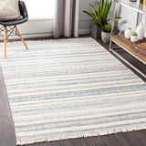 Azalea AZA-2318 Modern Recycled PET Yarn Rug AZA2318-81012 Beige, Camel, Aqua, Charcoal, Black, Light Gray 100% Recycled PET Yarn 8'10" x 12'