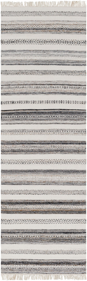 Azalea AZA-2319 Modern Recycled PET Yarn Rug AZA2319-268 Beige, Camel, Charcoal, Black, Light Gray 100% Recycled PET Yarn 2'6" x 8'