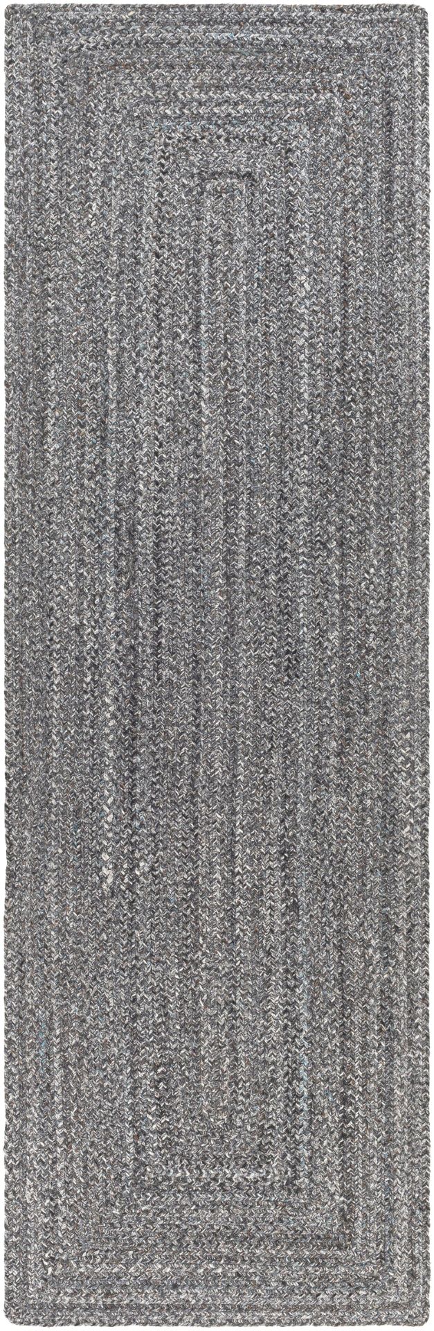 Azalea AZA-2320 Modern Recycled PET Yarn Rug AZA2320-81012 Light Gray, Medium Gray, Charcoal, Dark Brown 100% Recycled PET Yarn 8'10" x 12'