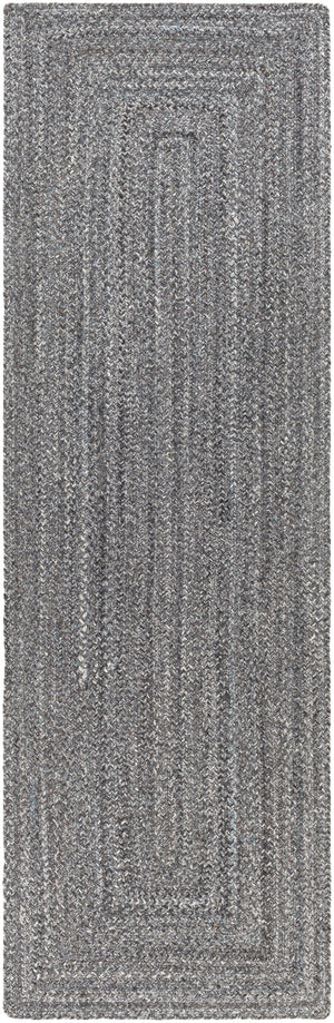 Azalea AZA-2320 Modern Recycled PET Yarn Rug AZA2320-268 Light Gray, Medium Gray, Charcoal, Dark Brown 100% Recycled PET Yarn 2'6" x 8'