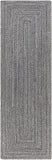 Azalea AZA-2320 Modern Recycled PET Yarn Rug AZA2320-268 Light Gray, Medium Gray, Charcoal, Dark Brown 100% Recycled PET Yarn 2'6" x 8'