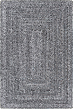 Azalea AZA-2320 Modern Recycled PET Yarn Rug AZA2320-81012 Light Gray, Medium Gray, Charcoal, Dark Brown 100% Recycled PET Yarn 8'10" x 12'