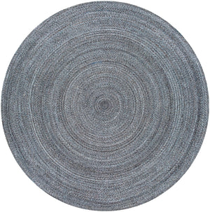 Azalea AZA-2320 Modern Recycled PET Yarn Rug AZA2320-8RD Light Gray, Medium Gray, Charcoal, Dark Brown 100% Recycled PET Yarn 8' Round