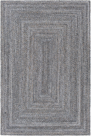 Azalea AZA-2321 Modern Recycled PET Yarn Rug AZA2321-81012 Light Gray, Medium Gray, Charcoal, Dark Brown, Cream 100% Recycled PET Yarn 8'10" x 12'