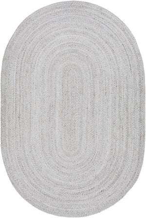 Azalea AZA-2322 Modern Recycled PET Yarn Rug AZA2322-69OV Taupe, Medium Gray, Dark Brown, Cream 100% Recycled PET Yarn 6' x 9' Oval