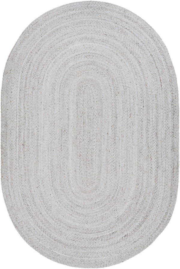 Azalea AZA-2322 Modern Recycled PET Yarn Rug AZA2322-69OV Taupe, Medium Gray, Dark Brown, Cream 100% Recycled PET Yarn 6' x 9' Oval