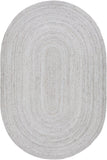 Azalea AZA-2322 Modern Recycled PET Yarn Rug AZA2322-69OV Taupe, Medium Gray, Dark Brown, Cream 100% Recycled PET Yarn 6' x 9' Oval