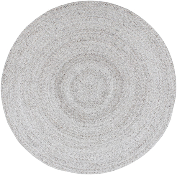 Azalea AZA-2322 Modern Recycled PET Yarn Rug AZA2322-6RD Taupe, Medium Gray, Dark Brown, Cream 100% Recycled PET Yarn 6' Round