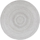 Azalea AZA-2322 Modern Recycled PET Yarn Rug AZA2322-6RD Taupe, Medium Gray, Dark Brown, Cream 100% Recycled PET Yarn 6' Round