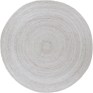 Azalea AZA-2322 Modern Recycled PET Yarn Rug AZA2322-8RD Taupe, Medium Gray, Dark Brown, Cream 100% Recycled PET Yarn 8' Round