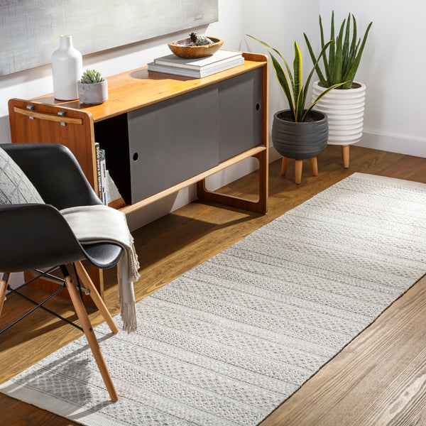 Azalea AZA-2327 Cottage Recycled PET Yarn Rug AZA2327-268 Taupe, Beige, Camel 100% Recycled PET Yarn 2'6" x 8'
