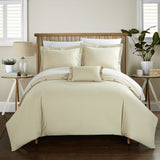 Hartford Beige Queen 4pc Duvet Set