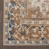 Nourison kathy ireland Home Malta MAI05 Vintage Machine Made Power-loomed Indoor only Area Rug Taupe 7'10" x 10'10" 99446365804