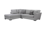 Porter Designs Arcadia Tufted-Upholstery Modern Sectional Cream 01-207C-23-1354-KIT