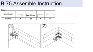 VIG Furniture Modrest Patrick - Eastern King Modern White Leather Bed VGKKB-75X-BED-EK