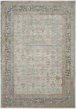 Nourison kathy ireland Home Malta MAI10 Vintage Machine Made Power-loomed Indoor only Area Rug Cloud 7'10" x 10'10" 99446376114