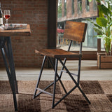 Trestle Industrial Counter Stool