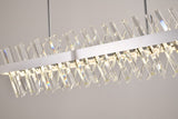 Bethel Chrome LED Chandelier in Metal & Crystal