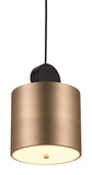 English Elm EE2568 Steel Modern Commercial Grade Ceiling Lamp Gold, Black Steel