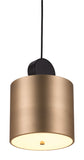 Zuo Modern Myson Steel Modern Commercial Grade Ceiling Lamp Gold, Black Steel