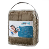 beautyrest heated plush casual 100 polyester knitted solid microlight to solid microlight heated throw