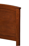 Alpine Furniture Baker Queen Headboard Only, Mahogany 977-01Q-HB Mahogany Mahogany Solids & Veneer 65 x 3 x 54