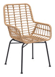 EE2974 Steel, Polyethylene Modern Commercial Grade Dining Chair Set - Set of 2