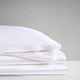 Satin Coastal 100% Polyester Satin 6pcs Sheet Set in White