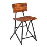 Trestle Industrial Counter Stool