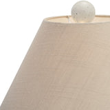 Sagebrook Home Contemporary Resin 21" Twist Table Lamp,cream Speckle 50787 Cream Polyresin