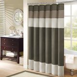 Madison Park Amherst Transitional Faux Silk Shower Curtain MP70-2304