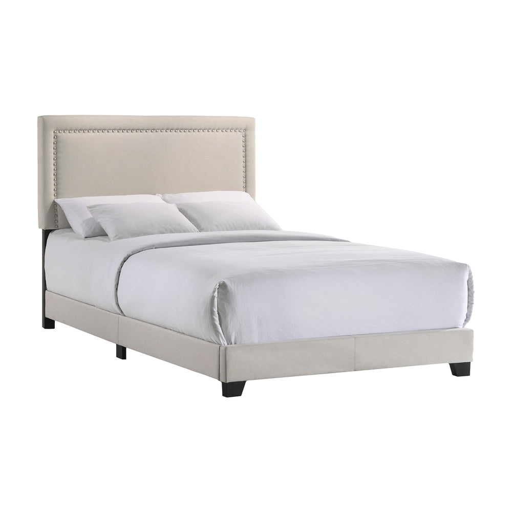 Intercon Zion Modern Upholstered Full Bed UB-BR-ZONFUL-FOG-C UB-BR-ZONFUL-FOG-C