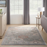 Nourison Parisa PSA05 Bohemian Machine Made Loom-woven Indoor Area Rug Grey/Multi 5'3" x 7'5" 99446858474