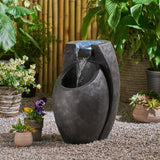 Noble House Zen Fountain, Multi-Gray