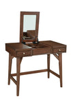 Alpine Furniture Flynn Bedroom Vanity, Walnut 966WAL-19 Walnut Mahogany Solids & Okoume Veneer 36 x 22 x 30